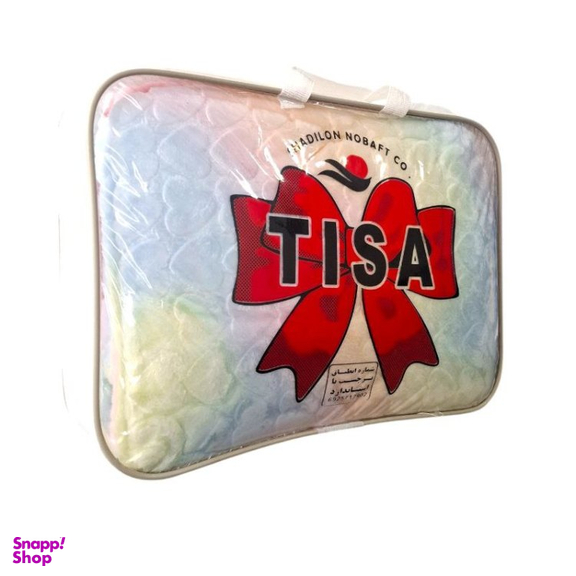 پتوی مسافرتی یک نفره تیسا مدل آبرنگی کد TB160R