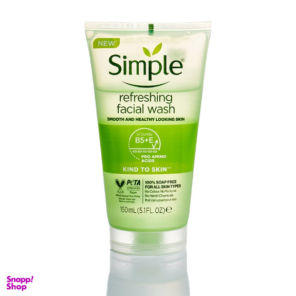 ژل شست و شوی سیمپل مدل رفرشینگ حجم 150 میلی لیتر