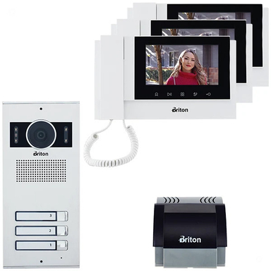 دربازکن تصویری برایتون مدل سه طبقه 7030-2003 مجموعه 5 عددی
