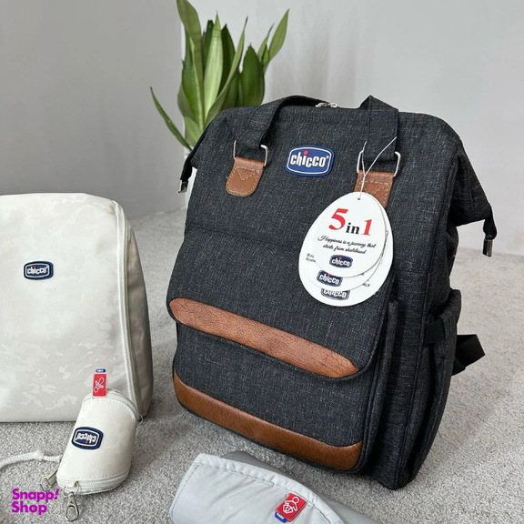 کوله پشتی لوازم کودک چیکو طرح چرم مدل CH330