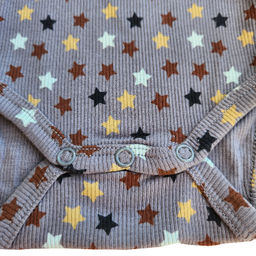 بادی نوزادی نیم ایت طرح ستاره کد 10257 رنگ آبی تیره