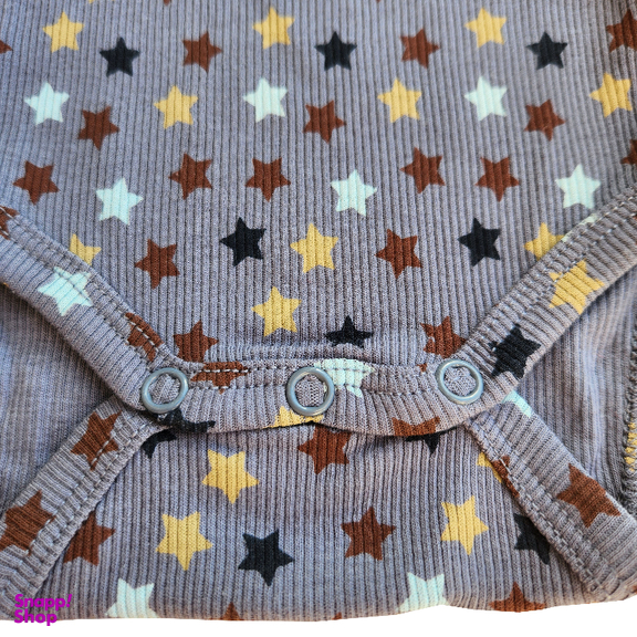 بادی نوزادی نیم ایت طرح ستاره کد 10257 رنگ آبی تیره