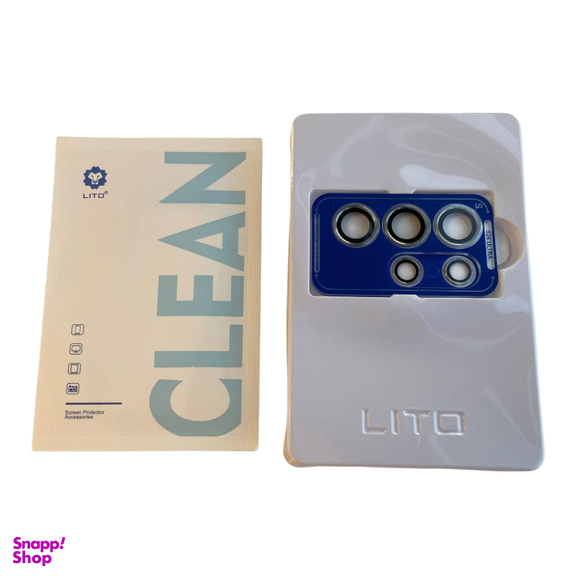 محافظ لنز دوربین موبایل لیتو مدل شابلون دار مناسب سامسونگ S24 Ultra