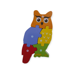 بازی آموزشی مدل پازل برجسته طرح جغد