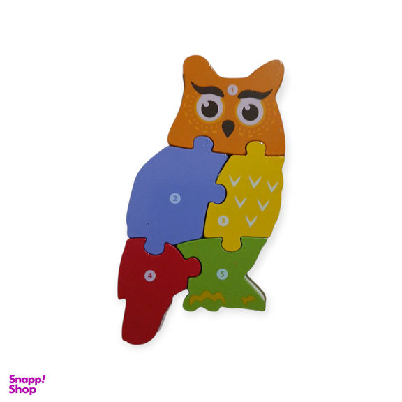 بازی آموزشی مدل پازل برجسته طرح جغد