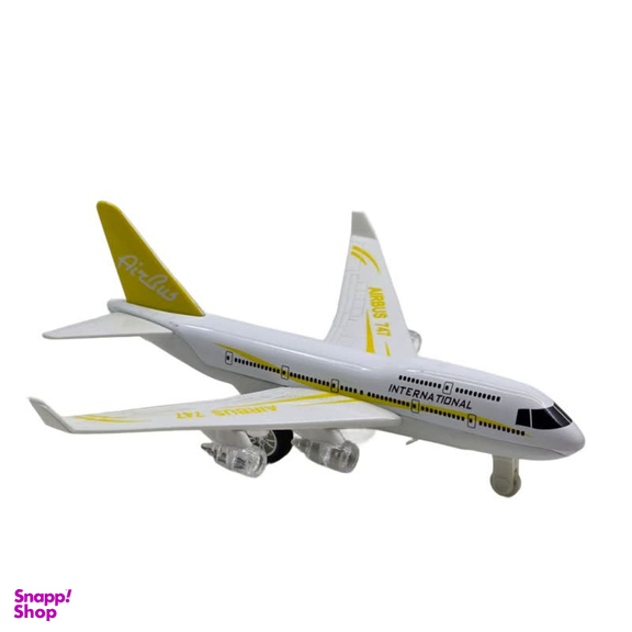 ماکت هواپیما ناب سل مدل مسافربری ایرباس موزیکال چراغدار AIRBUS 747