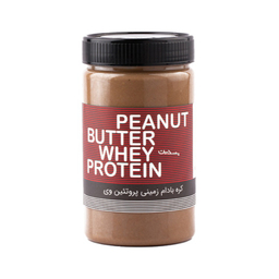 کره بادام زمینی پروتئین وی بسدین وزن 500 گرم