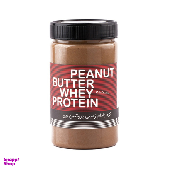 کره بادام زمینی پروتئین وی بسدین وزن 500 گرم