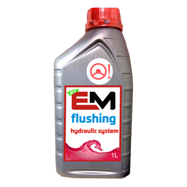 محلول شستشوی سیستم هیدرولیک خودرو ای ام مدل Flushing حجم 1000 میلی لیتر