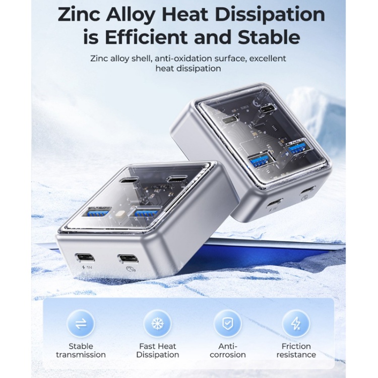 USB هاب 4 پورت Type-C اوریکو مدل XHJ2U2C-G2