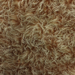 فرش فانتزی شاران هوم طرح خز پرز بلند مدل اسفنج دار زمینه نسکافه ای