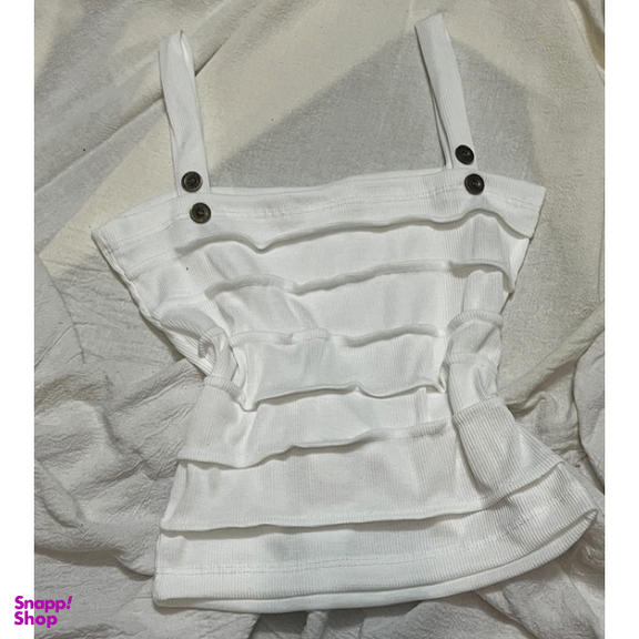 تاپ زنانه کد S040 رنگ سفید
