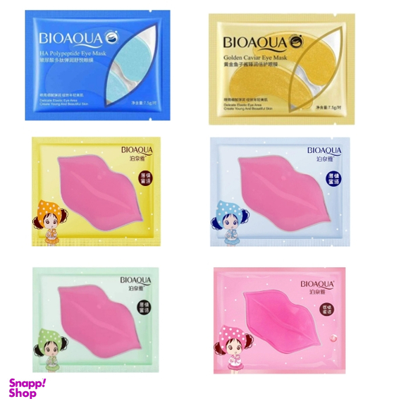 ماسک ورقه ای لب و پچ زیر چشم بایوآکوا مدل 014 مجموعه 6 عددی