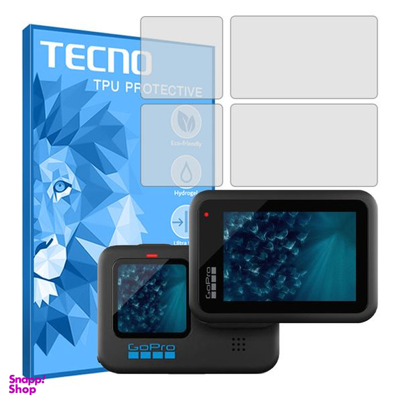 محافظ صفحه نمایش شفاف دوربین تکنو مدل HyGEL مناسب برای دوربین فیلم برداری گوپرو Hero 11 Black بسته 2 عددی