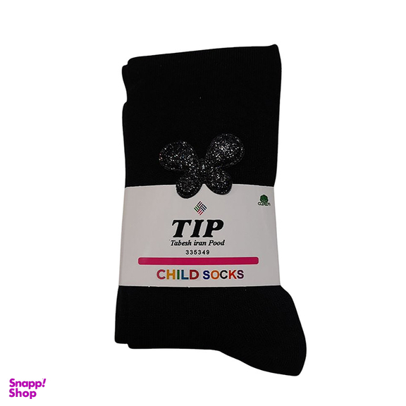 جوراب شلواری دخترانه تابش ایران پود مدل نخ پنبه