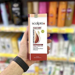 شامپو تقویت کننده مو اسکالپیا مدل Zinc حجم 200 میلی لیتر