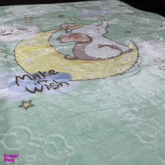 پتو کودک مدل فیل خوابالو سایز 120×100 سانتی متر