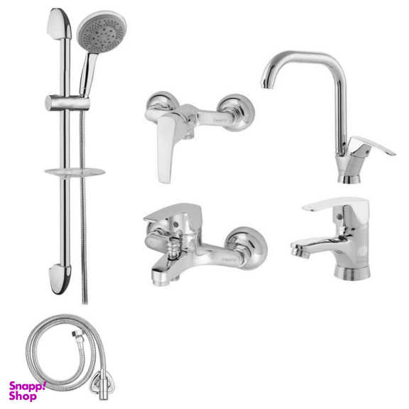 ست شیرآلات فاخته مدل مارگارت کد kh2 مجموعه 6 عددی