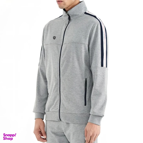 سویشرت ورزشی مردانه مدل GD-17189473 رنگ طوسی