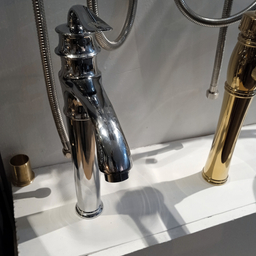 شیر روشویی اهرمی مدل بامبو پایه بلند کد 0038