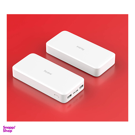 پاوربانک شیائومی مدل Redmi Power Bank ظرفیت 20000 میلی آمپر رنگ سفید