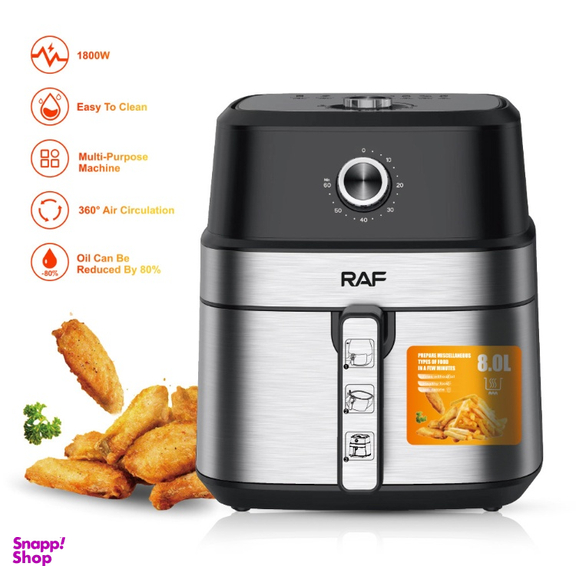 سرخ کن بدون روغن 8 لیتر راف مدل R-5319