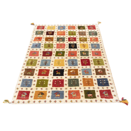 گبه دستباف سی پرشیا کد 122573 سایز 1.25x0.85 متر