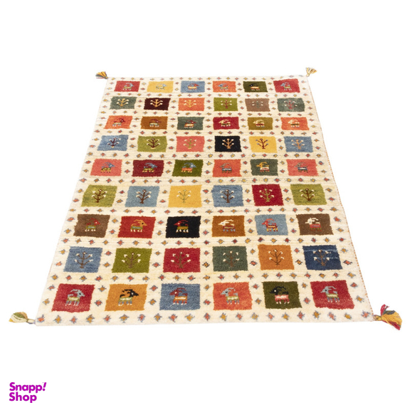 گبه دستباف سی پرشیا کد 122573 سایز 1.25x0.85 متر