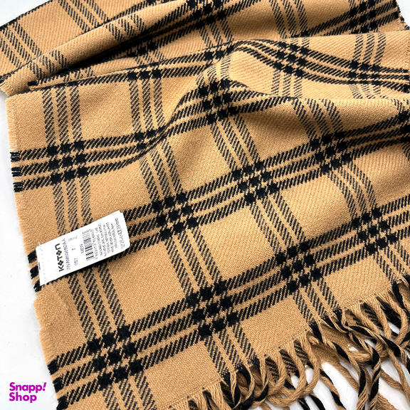 شال گردن مردانه کوتون طرح چهارخانه کد 607