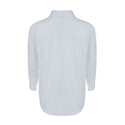 شومیز آستین بلند زنانه سرژه مدل 207322 رنگ آبی