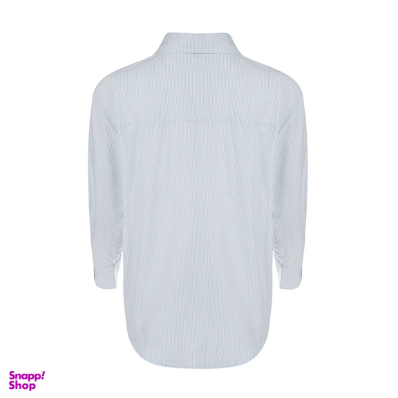 شومیز آستین بلند زنانه سرژه مدل 207322 رنگ آبی