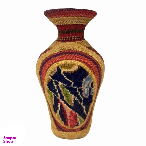 کوزه تزیینی طرح فرش هریس کد 7777