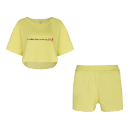 ست نیم‌ تنه و شلوارک زنانه مدل GD-16529846