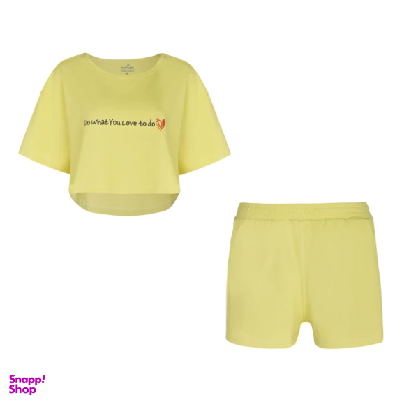 ست نیم‌ تنه و شلوارک زنانه مدل GD-16529846