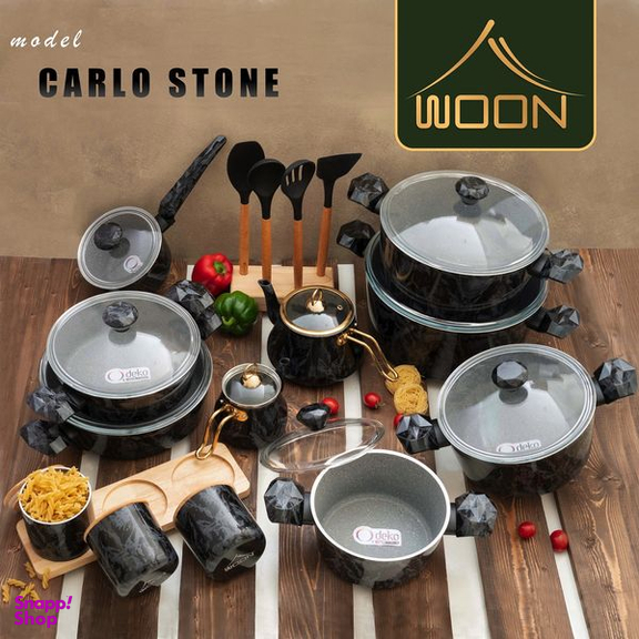 سرویس پخت و پز 26 پارچه وون طرح Carlo Stone
