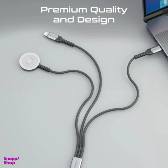 کابل شارژر و دیتا چند منظوره پرومیت مدل ICHARGE-TRIO طول 1 متر