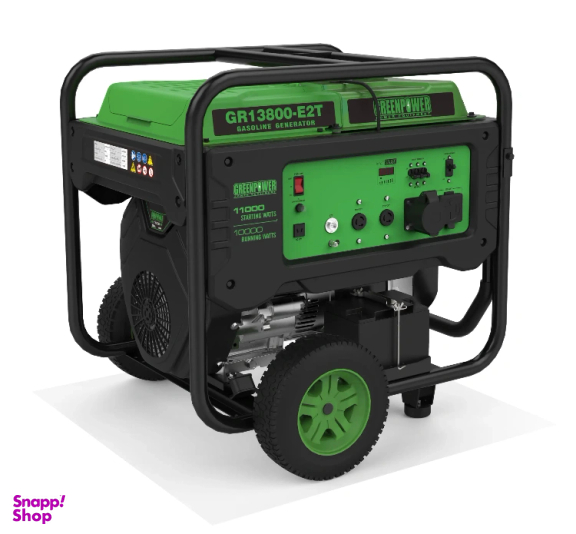 موتور برق بنزینی تک فاز و سه فاز گرین پاور کد GR13800-E2T