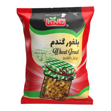 بلغور گندم گلها وزن 900 گرم بسته بندی سلفونی