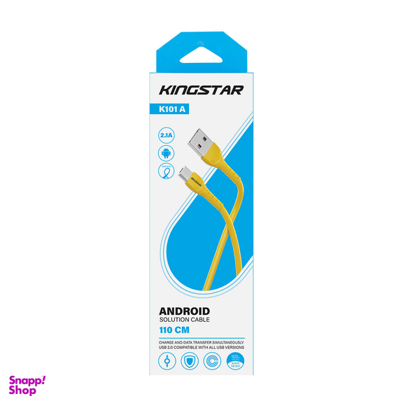 کابل تبدیل USB به MicroUSB کینگ استار مدل K101A طول 1.1 متر