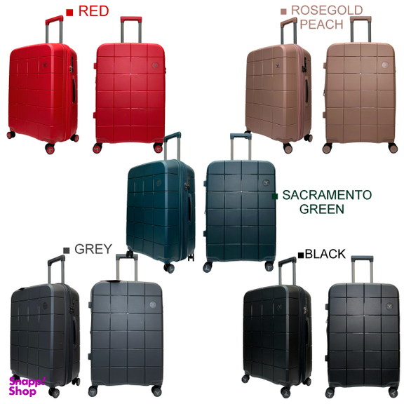 چمدان کاریبو مدل Cube مجموعه چهار عددی