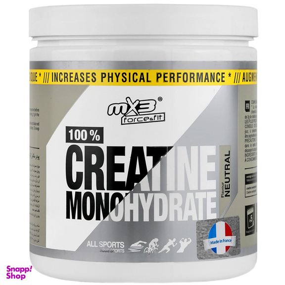 پودر کراتین مونوهیدرات ام ایکس 3 وزن 500 گرم