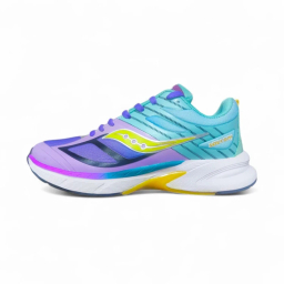 کتانی مردانه طرح Saucony کد BLEGRNPLE-1038 رنگ آبی فیروزه ای