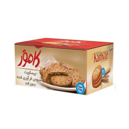 بیسکویت با سبوس فرآوری شده کامور وزن 220 گرم