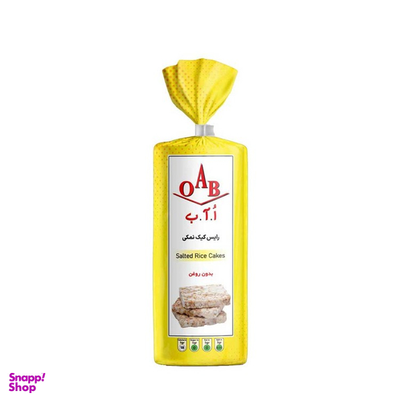 رایس کیک نمکی ا آ ب وزن 100 گرم