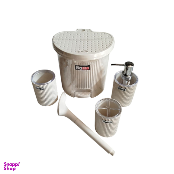 ست سرویس بهداشتی بازن کد 100 مجموعه ۵ عددی