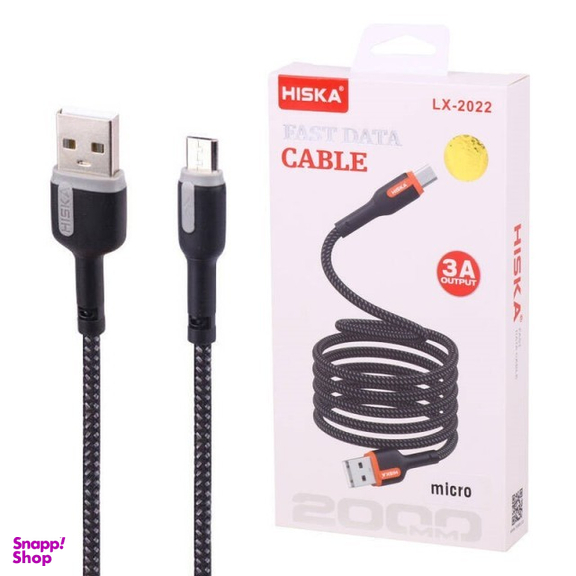 کابل تبدیل USB به MicroUSB هیسکا مدل LX-2022 طول ۱ متر