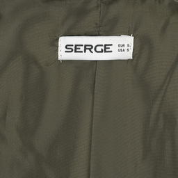 بارانی زنانه سرژه مدل 228146 رنگ یشمی