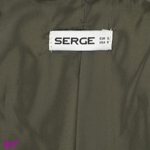 بارانی زنانه سرژه مدل 228146 رنگ یشمی