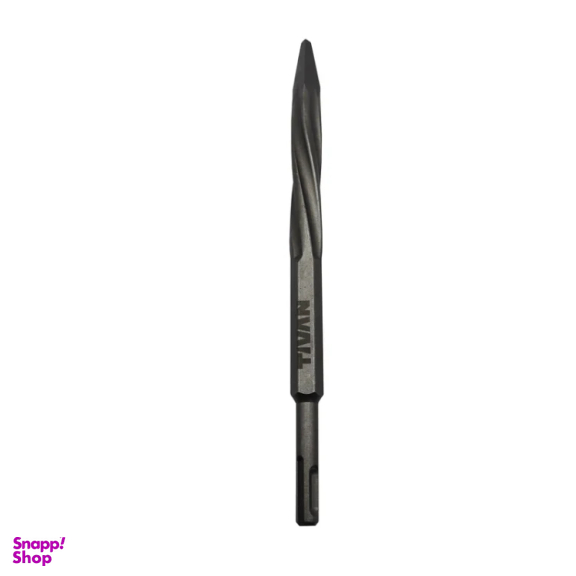 قلم 4 شیار بتن کن تیوان مدل نوک تیز مارپیچ کد YP-MARPICH-PLUS-14*250MM سایز 25 سانتی متر