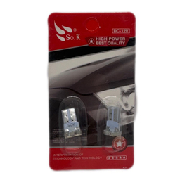 لامپ چراغ کوچک خودرو مدل 10 LED کد 0214 بسته 2 عددی